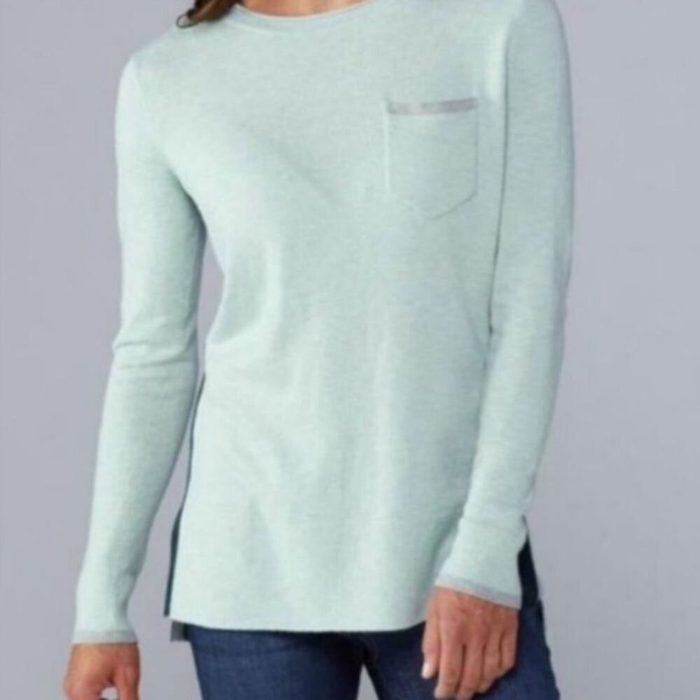 Smartwool Sweaters Shadow Pine Pocket Sweater Size XS Frosty Green Baselayer